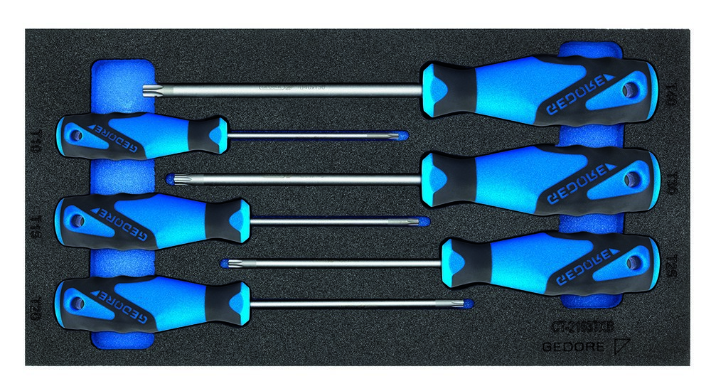 GEDORE Schraubendreher-Satz in 1/3 Check-Tool-Modul Produktbild img1 L