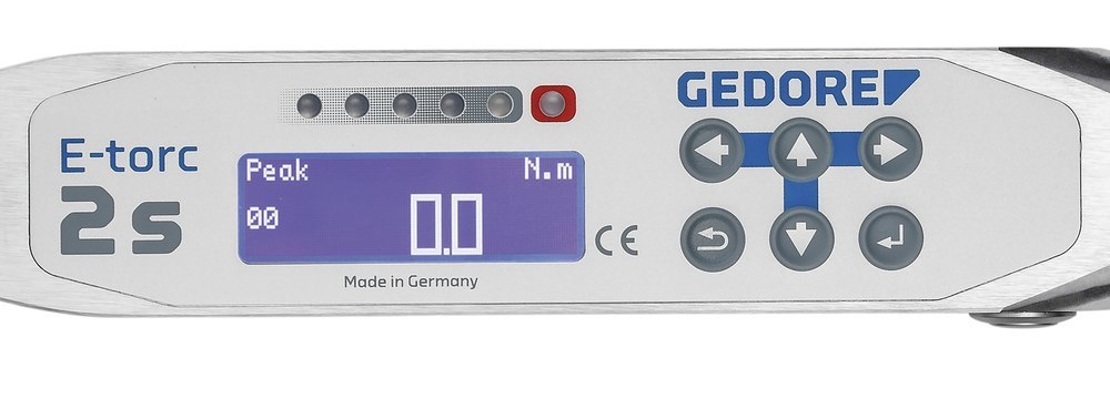 GEDORE Elektronischer Drehmomentschlüssel E-torc 2-1000 Nm / 1,5-750 lbf·ft, mit Drehwi… Produktbild img11 L