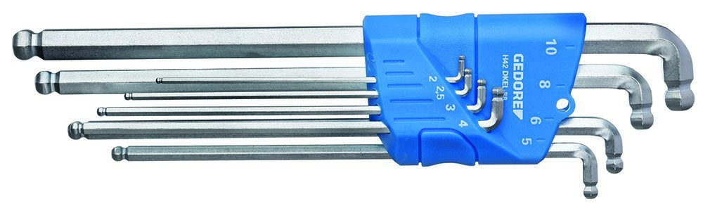 GEDORE H 42 DKEL-88 Winkelschraubendreher-Satz XL 8-teilig 2-10mm Produktbild img1 L