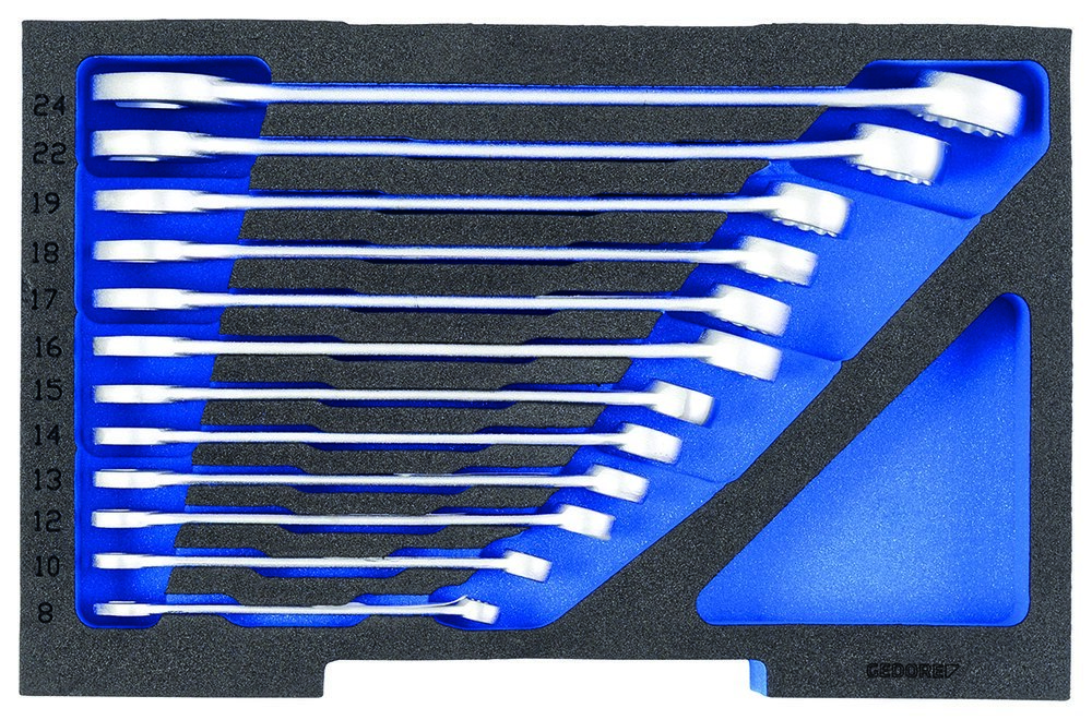 GEDORE 1100 CT1-7 Ring-Maulschlüssel-Satz, in 1/2 L-BOXX 136 Modul Produktbild img1 L