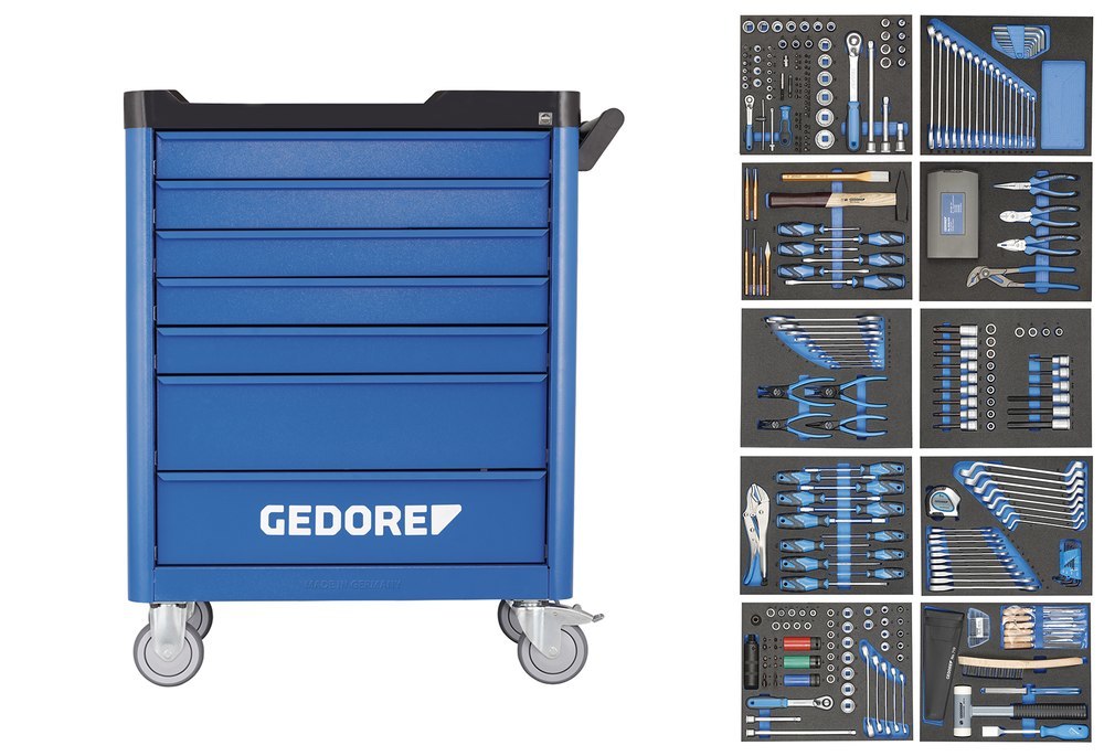 GEDORE Werkzeugwagen workstermit Sortiment Produktbild img1 L