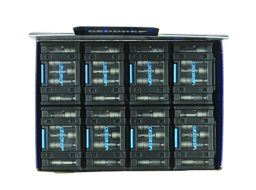 GEDORE VS 666-006 Display mit 16x Bit-Box Steckschlüssel Produktbild img2 L