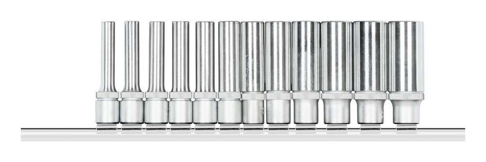 GEDORE R41008012 Steckschlüssel-Satz 1/4" 6-kant +Leiste 12-teilig Produktbild img1 L