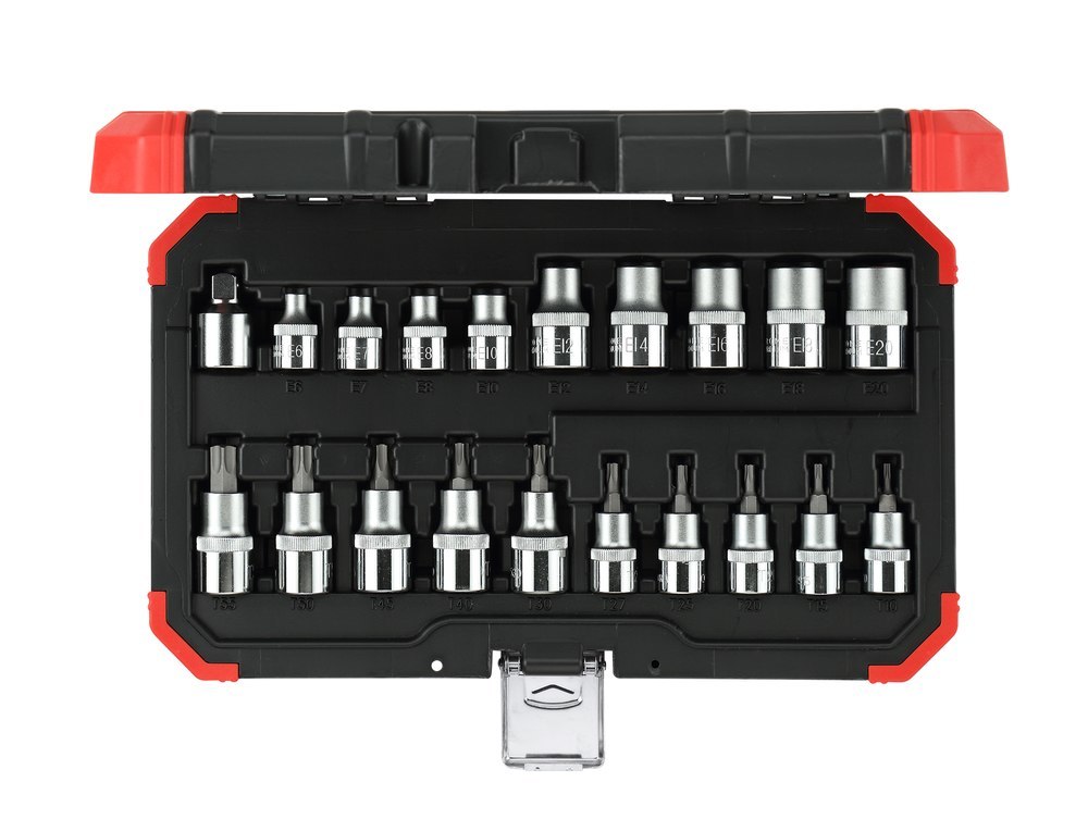 GEDORE R68003020 Steckschlüssel-Satz 1/2" TX 20-teilig Produktbild img1 L