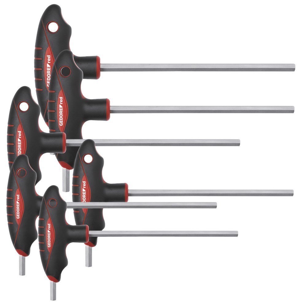 GEDORE R38672006 2K-T-Griff-Schraubendreher-Satz 6-kant 2.5-8 mm Produktbild img1 L