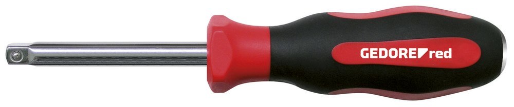 GEDORE Vierkant-Steckgriff, 1/4" Innenvierkant, für Steckschlüsseleinsätze, R38950001 Produktbild img1 L
