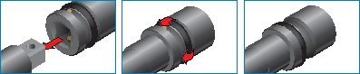 GEDORE Kraftschraubereinsatz 3/4" mit Impact-Fix Sicherung 6-kant UD-Profil, lange Form Produktbild img2 L