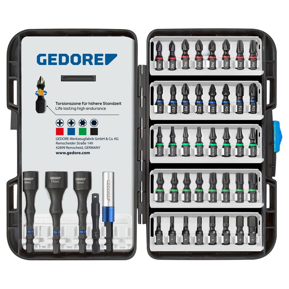 GEDORE 666-045 Torsions-Bit-Set 45-teilig Produktbild img1 L