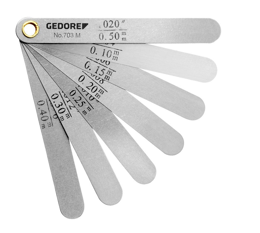 GEDORE 703 M Ventil-Fühlerlehre 0,1 - 0,5 mm Produktbild img1 L