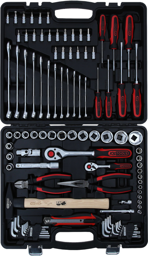 KS TOOLS Werkzeugsortiment Universal 97- teilig im Kunststoffkoffer KS Tools Produktbild img4 L