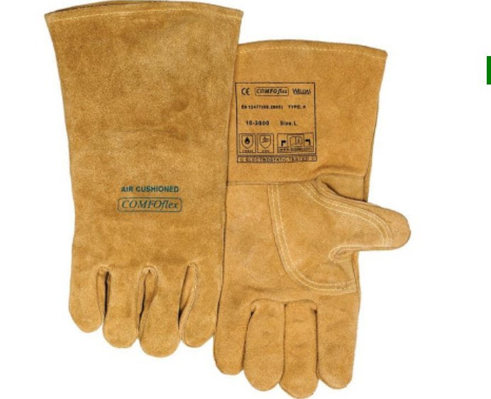 WELDAS Gr.XXL (10,5) gelb Leder Produktbild img1 L