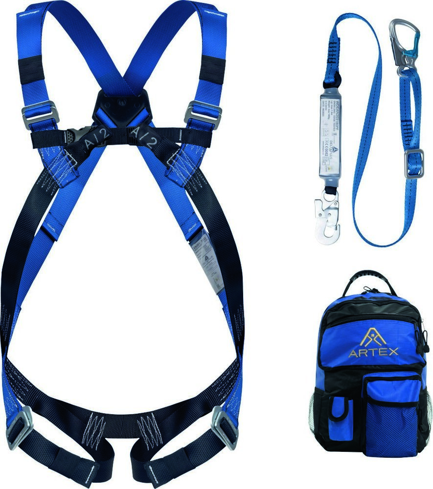 DELTA PLUS Auffangsystem Set,XL-XXL Hubarbeitsbühnen Verbindung mit Karabiner max. Länge Produktbild img1 L