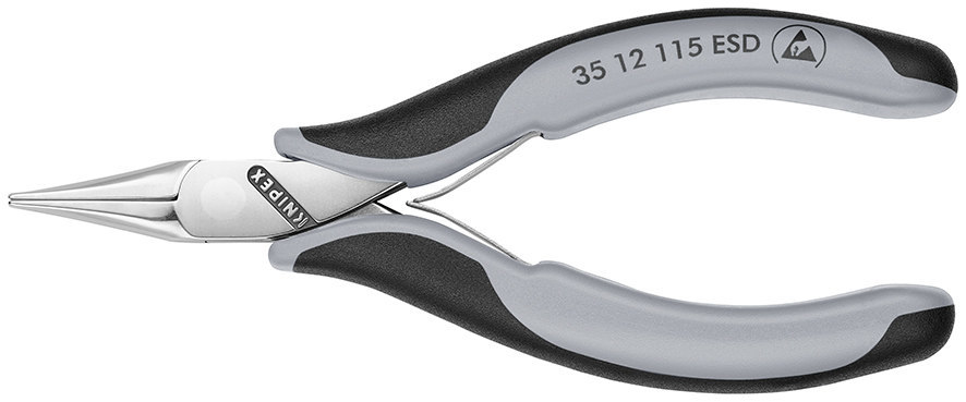 KNIPEX Greifzange Elektronik ESD Backen flachbreit 115mm Produktbild img1 L
