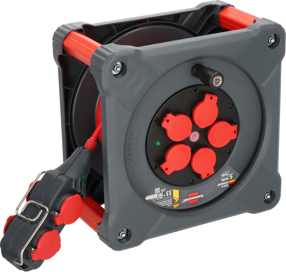 brennenstuhl Kabeltrommel Powerblock H07BQ-F3G1,5 33+5 m professional Produktbild img1 L