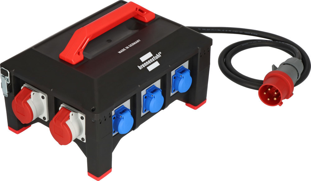 brennenstuhl Baustromverteiler H07RN-F5G6 2m CEE FI 1x32A + 2x16A + 6x230V Produktbild img1 L