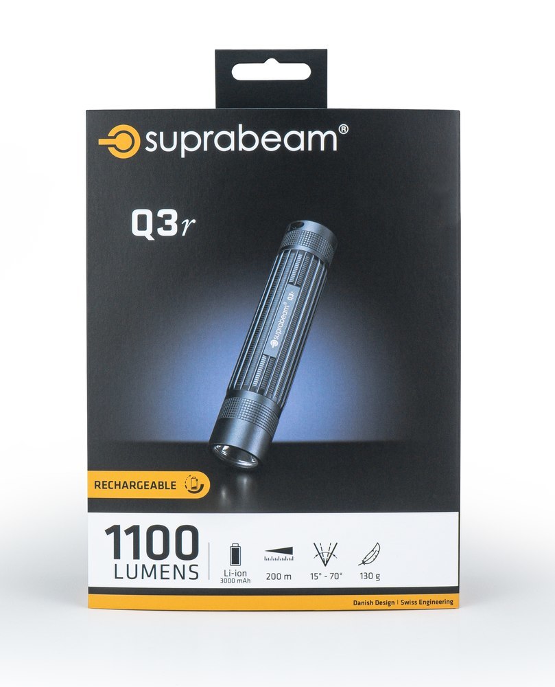 SUPRABEAM Akku-Taschenlampe Q3 r 6-1100lm Produktbild img4 L
