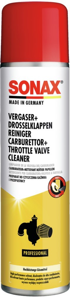 SONAX Vergaser + DrosselklappenReiniger 400 ml Produktbild img1 L