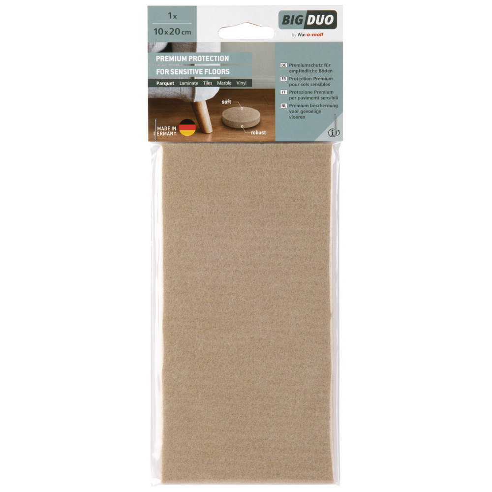fix-o-moll SUKI Parkettgleiter, klebend Produktbild img2 L