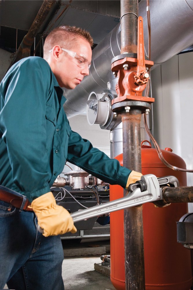 RIDGID Rohrzange gerade 3 Zoll Alu Ridgi d Produktbild img10 L