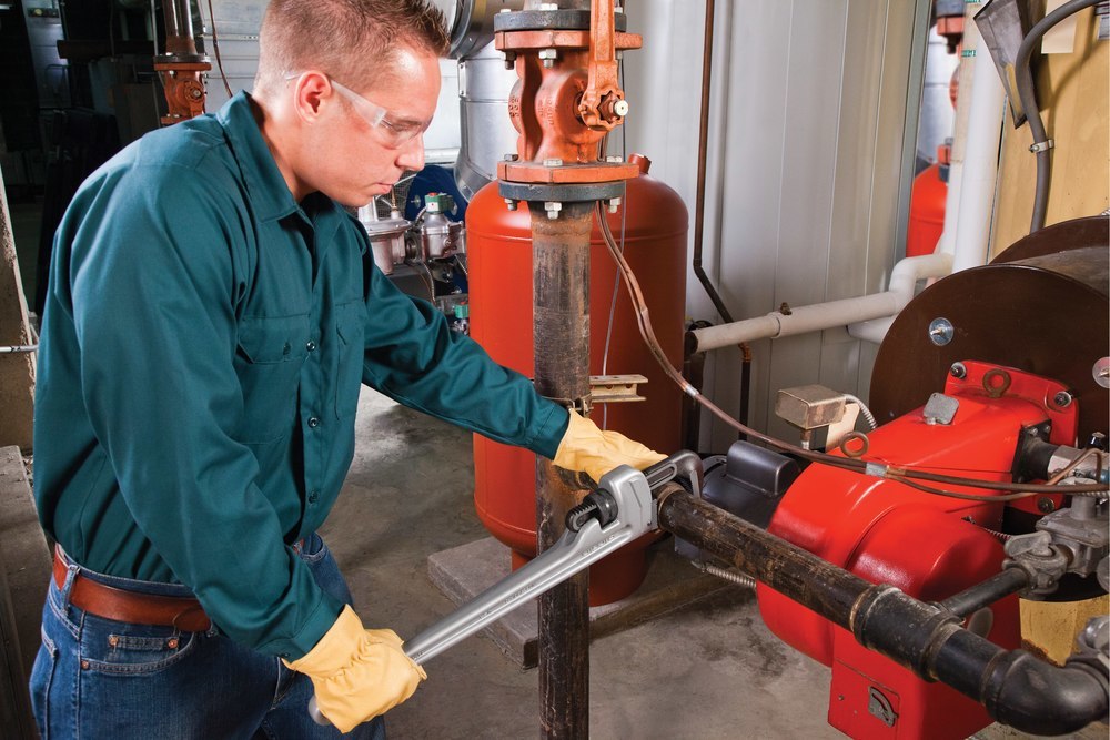 RIDGID Rohrzange gerade 3 Zoll Alu Ridgi d Produktbild img9 L