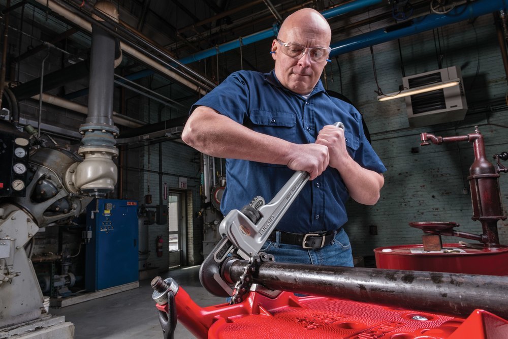 RIDGID Rohrzange gerade 3 Zoll Alu Ridgi d Produktbild img6 L