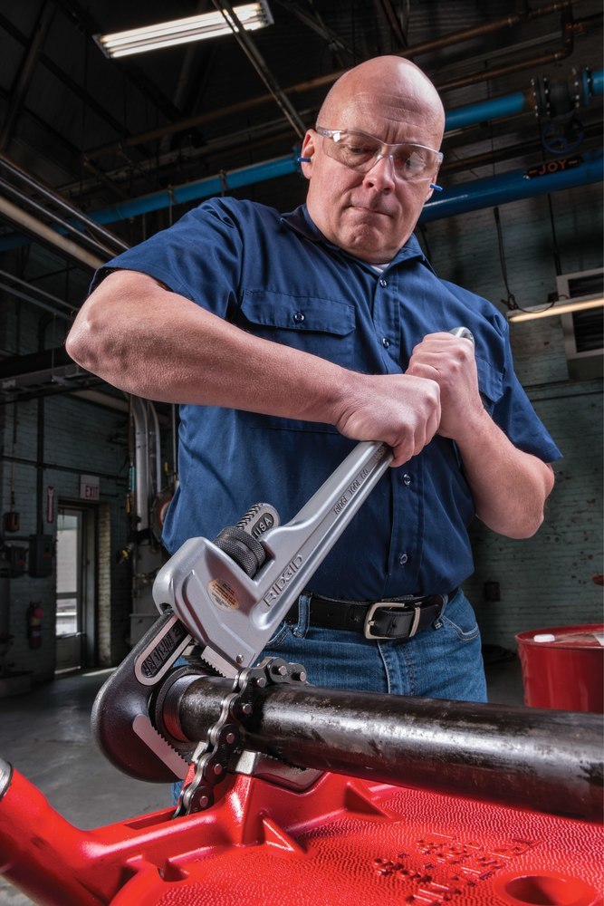 RIDGID Rohrzange gerade 3 Zoll Alu Ridgi d Produktbild img5 L