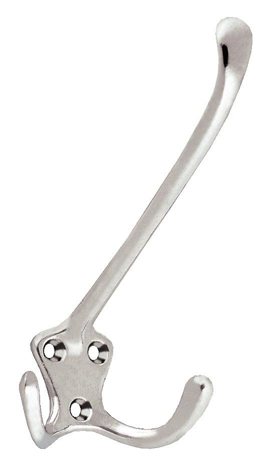 Wilesco Garderob.-Hut- und Mantelhaken,Dreifachhaken, 5005,Aluminium,silber Produktbild img1 L