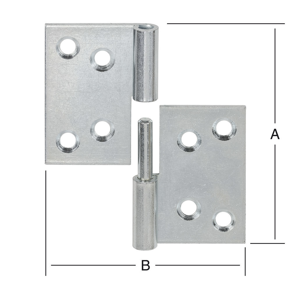 VORMANN Aushebescharnier, Stahl Produktbild img2 L