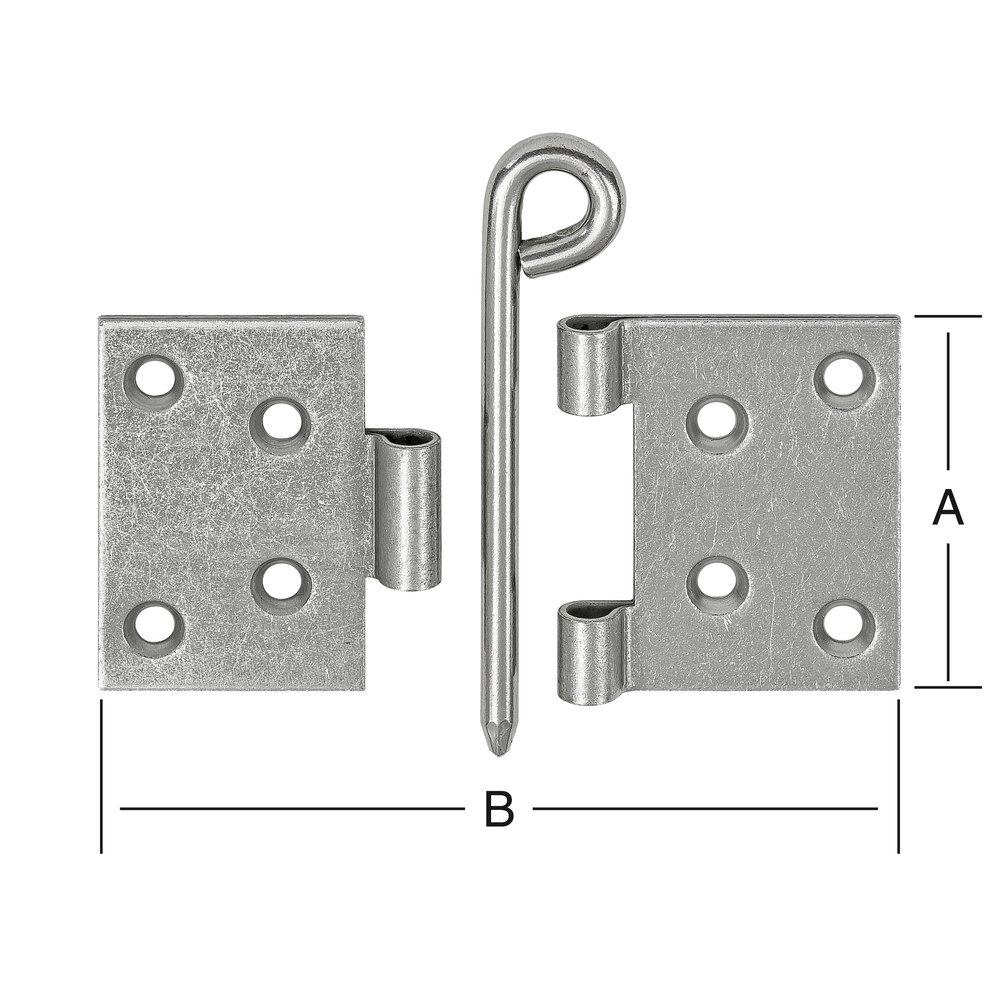 VORMANN Kulissenscharnier, Eisen Produktbild img2 L