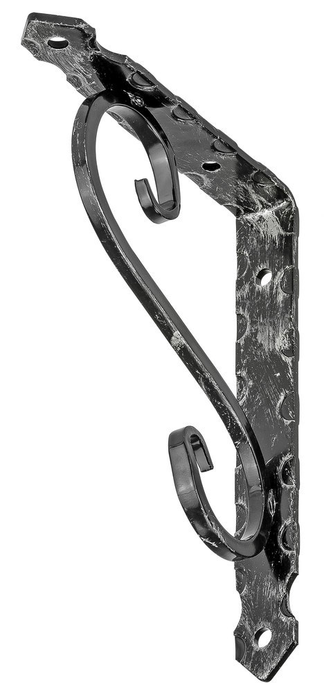 VORMANN Konsole,L200xT150mm,Schmiedeeisen,schwarz,antik Produktbild img1 L