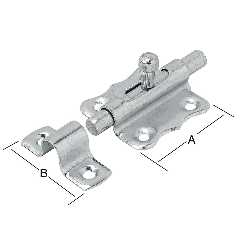 VORMANN Grendelriegel, mit Schlaufe, Stahl Produktbild img2 L