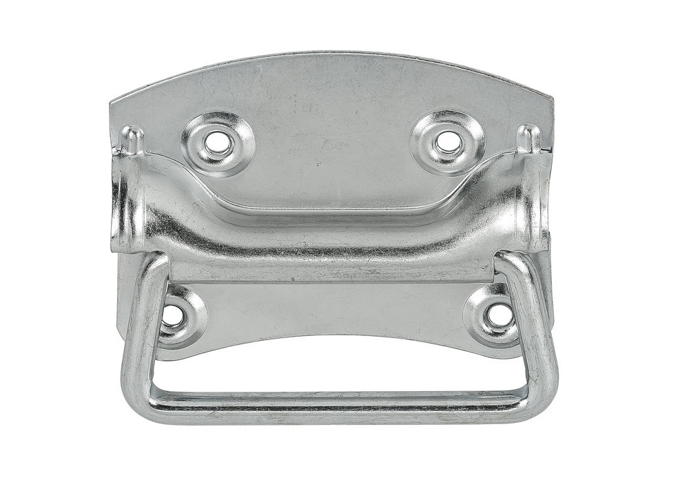 VORMANN Kistengriff, mit Platte, DIN 3136, Stahl Produktbild img1 L