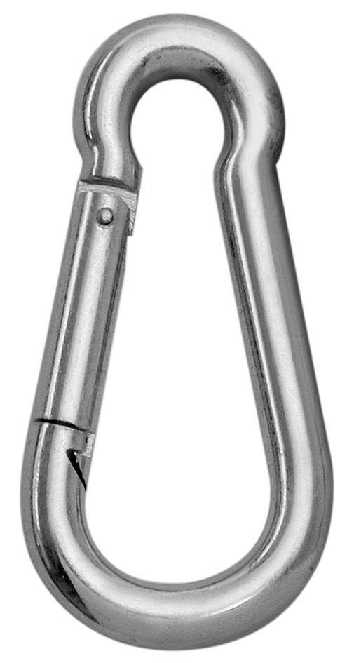 VORMANN Feuerwehrkarabinerhaken mit Hebel Edelstahl blank 50mm - 5mm - 8mm Produktbild img1 L