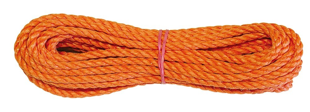 VORMANN Polypropylen Seil gedreht 8mm orangeTragfähigkeit 130kg Produktbild img1 L