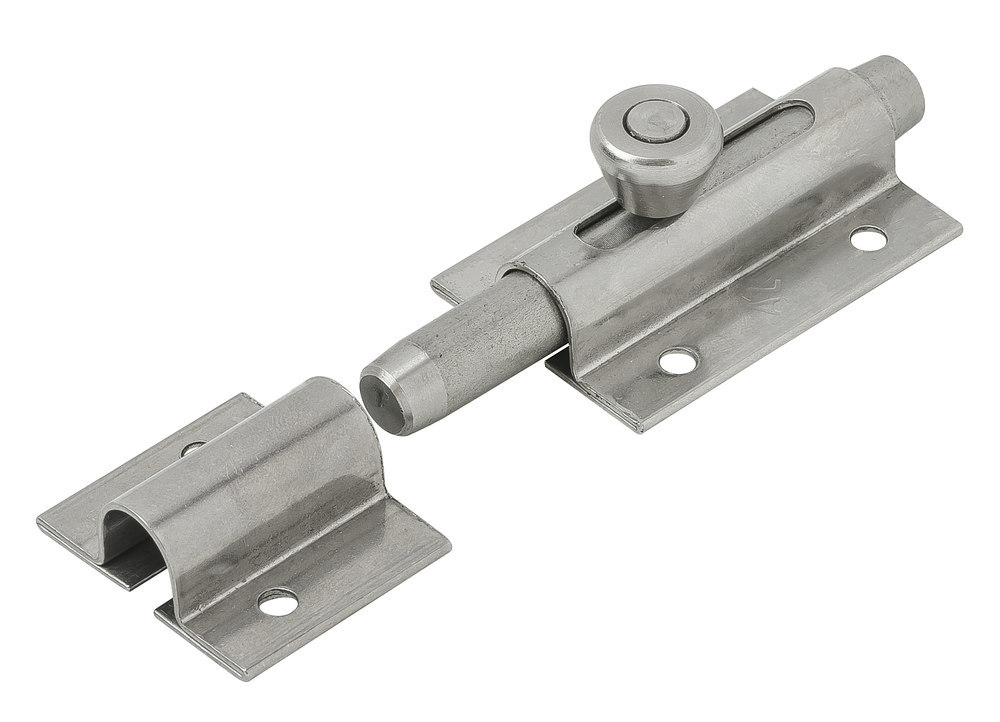 VORMANN Bolzen-Knopfriegel,mit Schlaufe,Knopfgriff,gerade,80x36, silber Produktbild img1 L