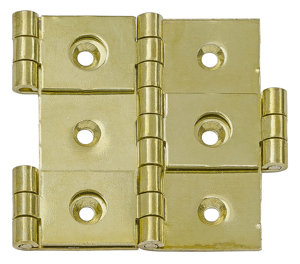 VORMANN Tür-Paravent-Scharnier,B25xH50mm,vermessingt,vermessingt Produktbild img1 L