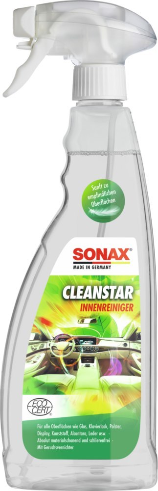 Sonax CleanStar Ecocert Innenraumreiniger Produktbild img1 L