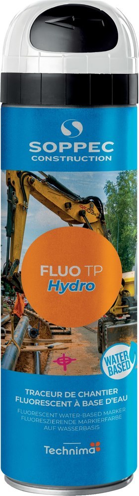 SOPPEC Fluo TP Hydro Markierspray 500ml Dose weiß aus Wasserbasis Produktbild img2 L