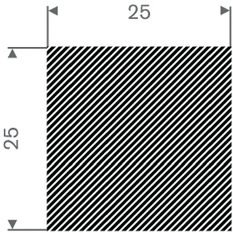 Neutral Vierkantprofil EPDM Produktbild img2 L