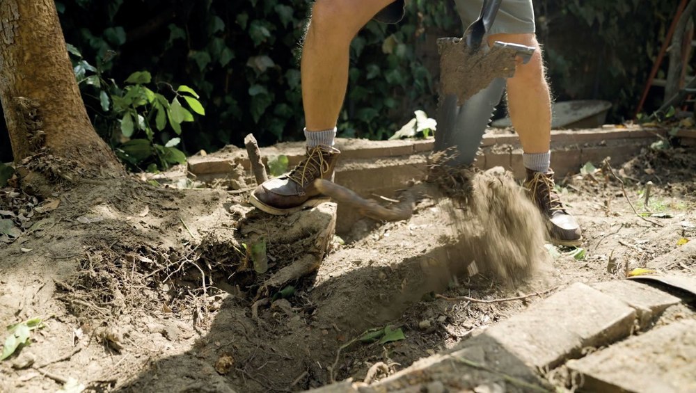 FREUND Wurzelspaten 69870 mit Stahlrohrstiel und Kst.-D-Griff Produktbild img5 L