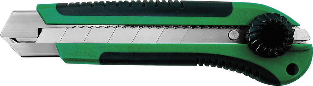 fortis Cuttermesser Kunststoff 25mm m. 1 Klinge mit Feststellrad Produktbild img1 L