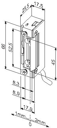 effeff Türöffner 118W,10-24V AC/DC Produktbild img2 L