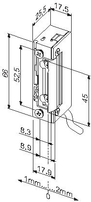effeff Türöffner 118WE,10-24V AC/DC Produktbild img2 L