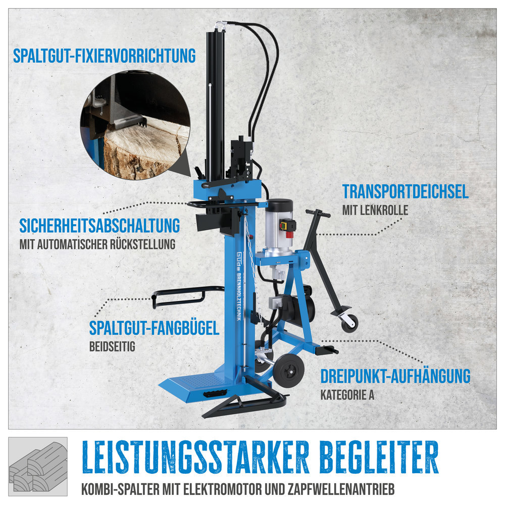 Güde Holzspalter GHS 1000/25TEZ-A Produktbild img2 L