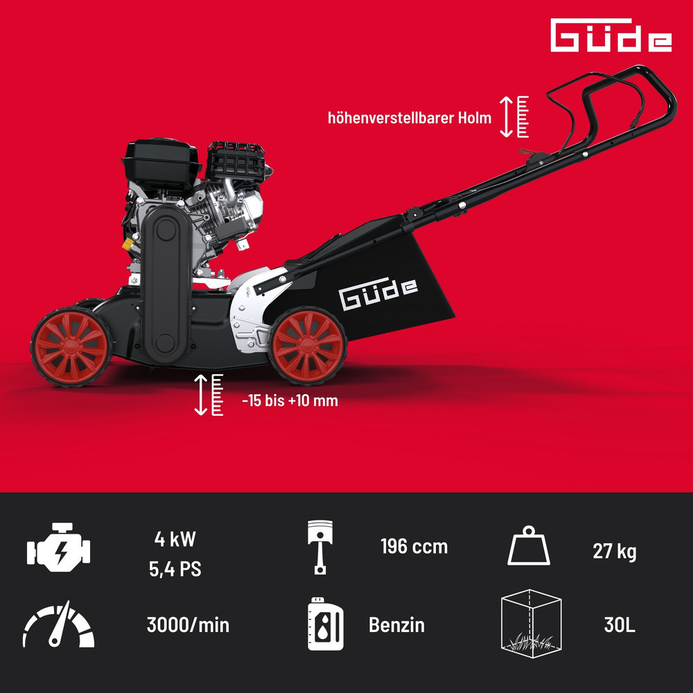 Güde Benzin-Vertikutierer GBV 400-196 2in1 FS Produktbild img3 L