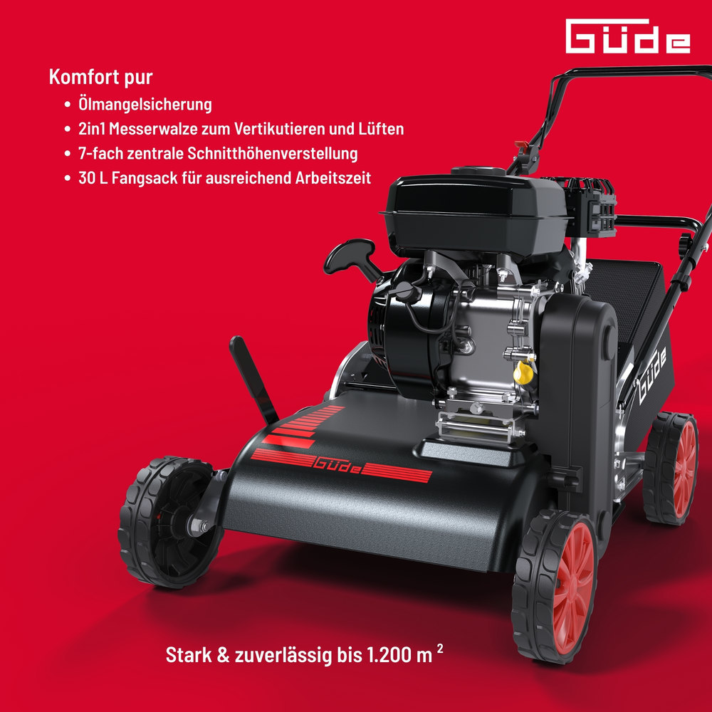 Güde Benzin-Vertikutierer GBV 400-196 2in1 FS Produktbild img5 L