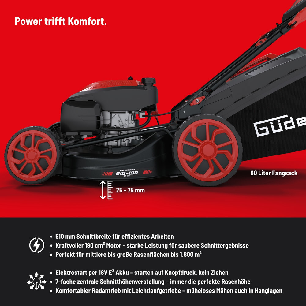 Güde B-Rasenmäher Big Wheeler Produktbild img7 L