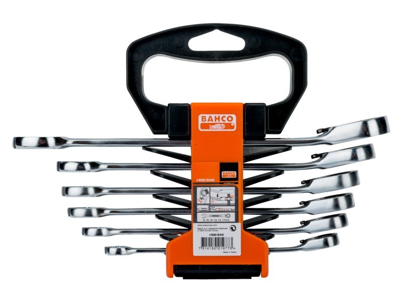 BAHCO Knarren-Ringmaulschl.Satz8-17mm Produktbild img2 L