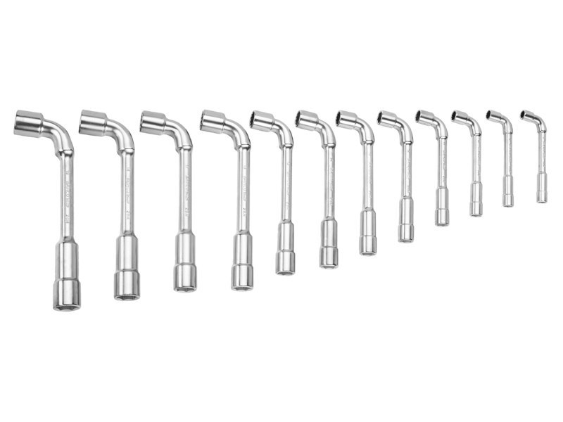 BAHCO Doppel-Steckschlüssel-Sat z, Gebog en, 12Kant, 12-Tl Produktbild img2 L