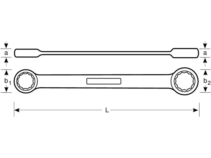 BAHCO Doppelringschlüssel Produktbild img2 L